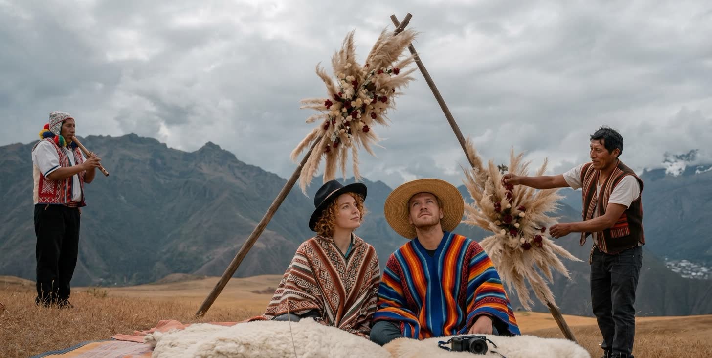 Intimate celebration in the Sacred Valley
